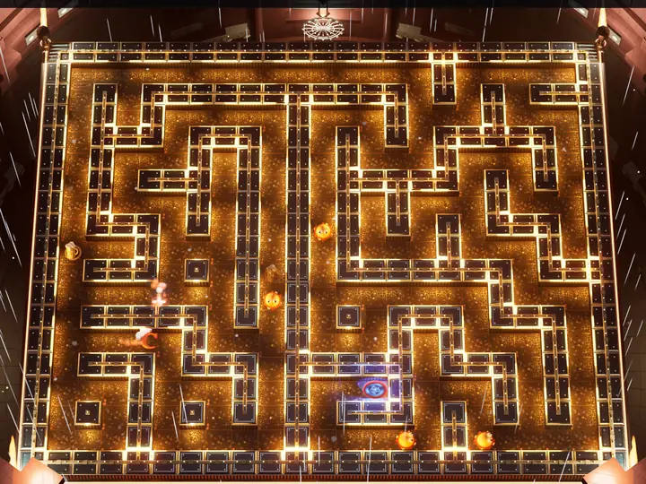 The 1920s maze in gold